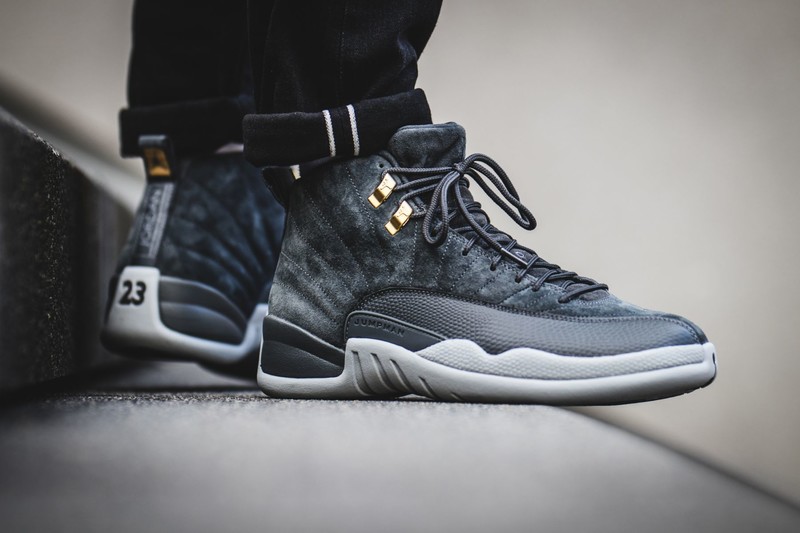 Jordan 12 black grey hotsell